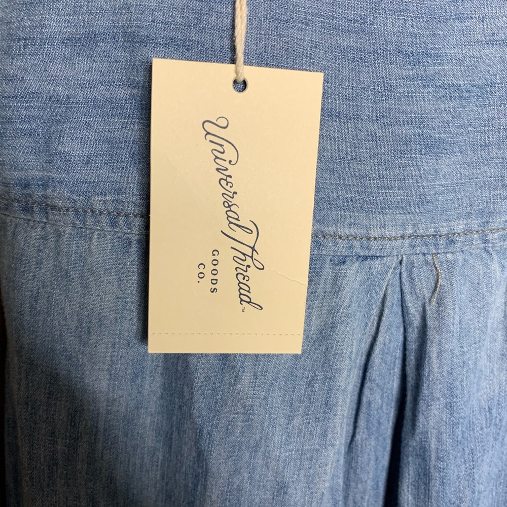 Universal Thread Denim Button Dress - Picture 3 of 5